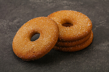 Sweet and crispy ginger cookies