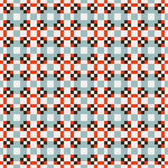 Abstract Cross Pattern generative computational art illustration