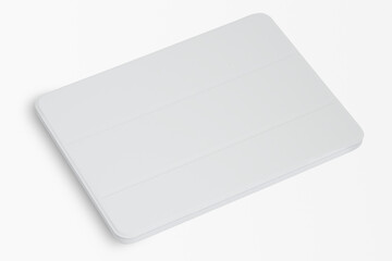 White digital tablet case mockup