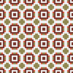 Abstract Cross Pattern generative computational art illustration