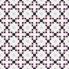 Abstract Cross Pattern generative computational art illustration