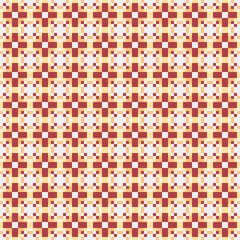 Fototapeta premium Abstract Cross Pattern generative computational art illustration