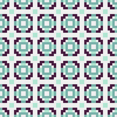 Fototapeta premium Abstract Cross Pattern generative computational art illustration