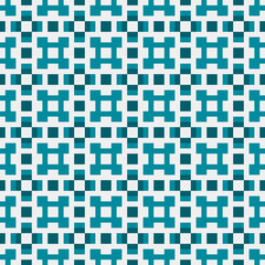 Fototapeta premium Abstract Cross Pattern generative computational art illustration