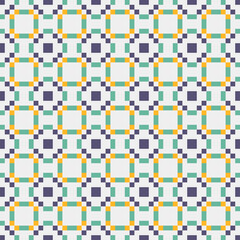 Abstract Cross Pattern generative computational art illustration