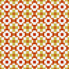 Fototapeta premium Abstract Cross Pattern generative computational art illustration