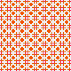 Abstract Cross Pattern generative computational art illustration