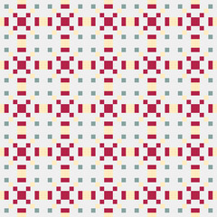 Abstract Cross Pattern generative computational art illustration