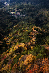 伊達市霊山の紅葉