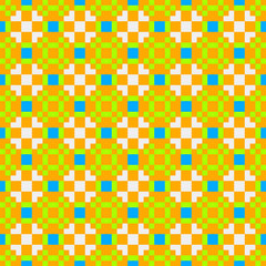 Abstract Cross Pattern generative computational art illustration