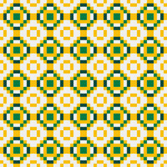 Abstract Cross Pattern generative computational art illustration