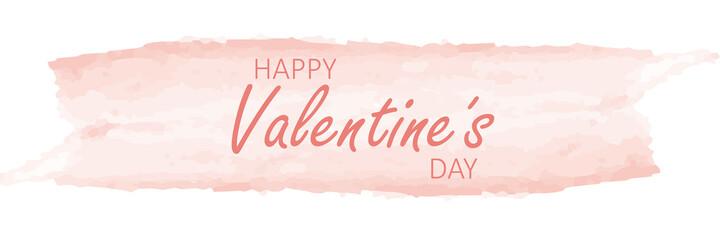 pink watercolor background valentines day