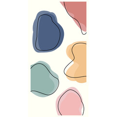 Social media stories and post. Vector