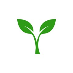 Green leaf logo