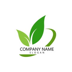 Green leaf logo