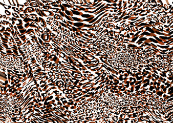 abstract leopard print texture design