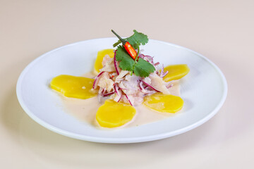 Ceviche with pollock
