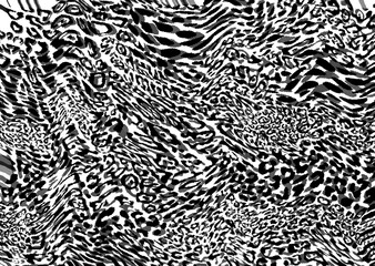 abstract leopard print texture design