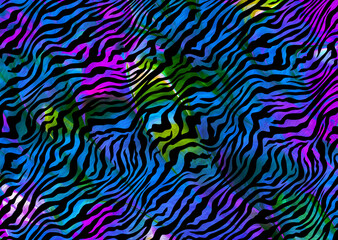 abstract leopard print texture design