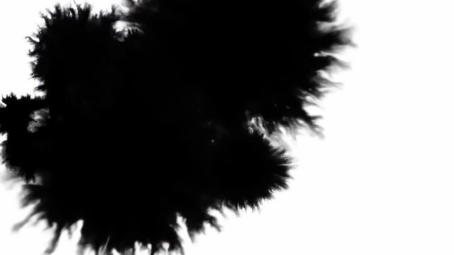 abstract black gag on a white background