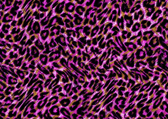 abstract leopard print texture design