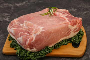 Pork meat piece for cooking