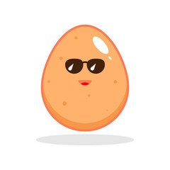Egg cool cute character