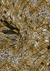 abstract leopard print texture design