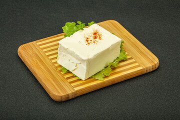 Greek traditional soft feta cheese