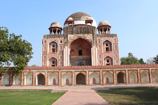Restored Tomb of Abdul Rahim Khan I Khanan in Nizamuddin, Delhi, India