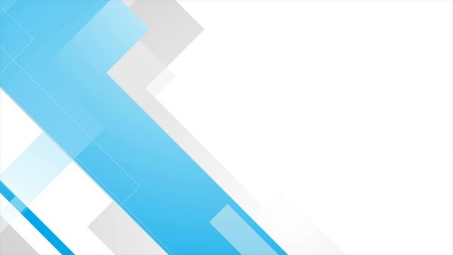 Abstract grey and blue geometric minimal motion background. Seamless looping. Video animation Ultra HD 4K 3840x2160