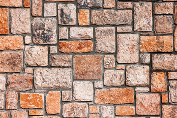 Old brick wall texture in a background