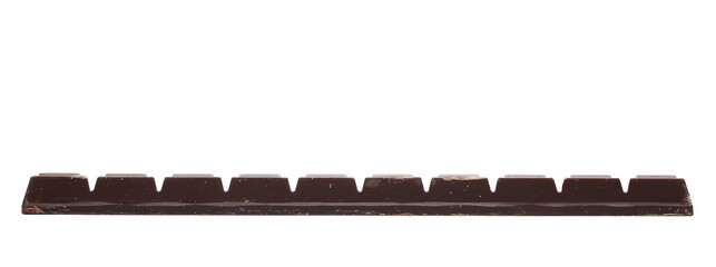 Chocolate bar isolated on white backgorund