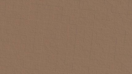 Abstract brown incline square background 3d illustration