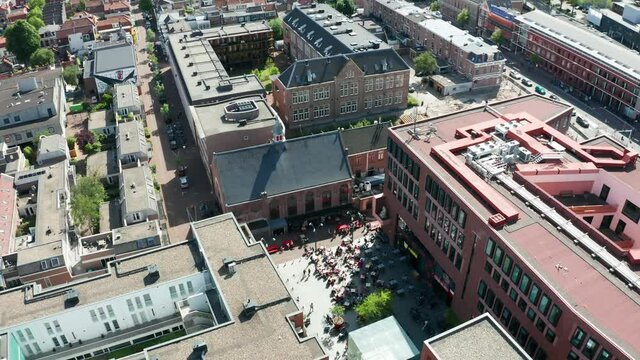 Flight over Jopenkerk - Brewery in Haarlem