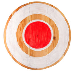target round wooden
