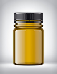 Plastic Bottle on background. 