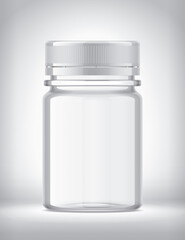 Plastic Bottle on background. 