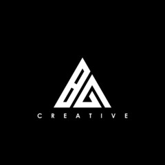 BG Letter Initial Logo Design Template Vector Illustration