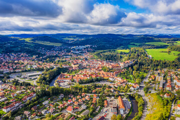 Naklejka premium Český Krumlov