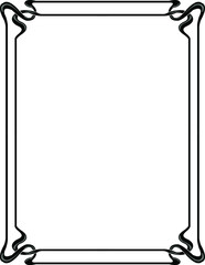 Beautiful vintage black frame suitable for old decor