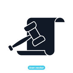 Linear constitutional law icon. law and justice symbol template for graphic and web design collection logo vector illustration