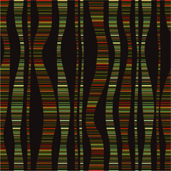 Seamless wave abstract colorful pattern .Vector illustration