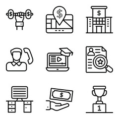 Seo and Web Linear Icons Pack 