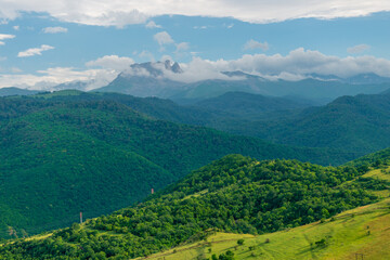 Obraz premium Beautiful mountain landscapes Azerbaijan natures