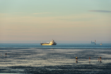 The National Park Wadden Sea by Cuxhaven