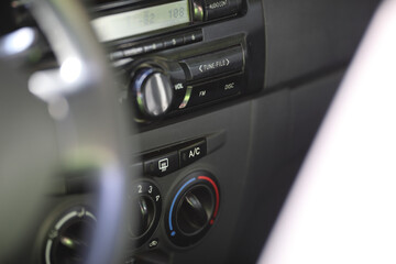 The beautiful interior is no longer a fresh car