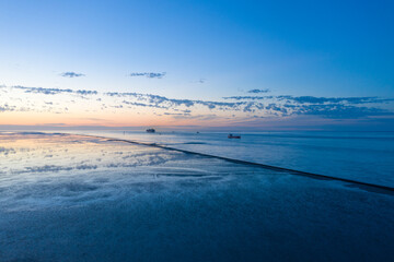 The National Park Wadden Sea by Cuxhaven