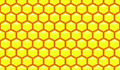 Honeycomb background. seamless hexagon pattern