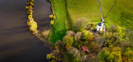 Windmill Dresden Gohlis in Saxony